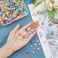Eco-Friendly Transparent Acrylic Beads&nbsp;TACR-DC0001-04A