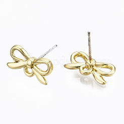 Alloy Stud Earring Findings&nbsp;X-PALLOY-T064-78LG-RS