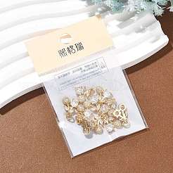 SHEGRACE Brass Micro Pave Clear Cubic Zirconia Pendants&nbsp;XGRQ2C850-411G