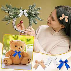 60Pcs 3 Colors Polyester Bowknot&nbsp;DIY-GA0006-55