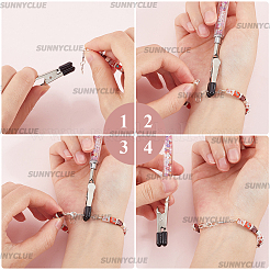 2Pcs Iron and PVC and Acrylic Alligator Memo Clips&nbsp;FIND-SC0011-25A