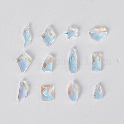 Flat Back Glass Rhinestones Cabochons&nbsp;MRMJ-WH0077-075