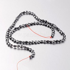 Non-magnetic Synthetic Hematite Bead Strands&nbsp;G-F300-34-09
