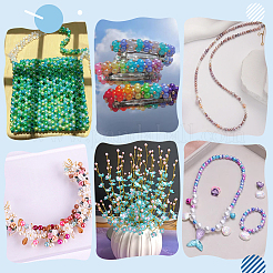 2080Pcs 16 Colors Rainbow ABS Plastic Imitation Pearl Beads&nbsp;OACR-PH0004-47