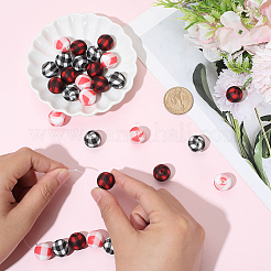 45Pcs 3 Colors Silicone Round Beads Making Kits&nbsp;SIL-SC0003-12