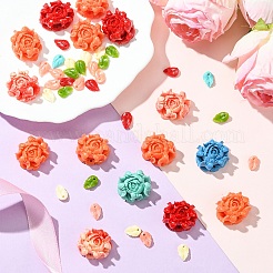 15pcs Synthetic Coral Pendants&nbsp;CORA-YW0001-01