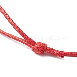 Adjustable Waxed Polyester Cord Necklace Making&nbsp;AJEW-JB01311-01