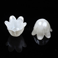 Spray Paint ABS Plastic Imitation Pearl Beads&nbsp;X1-MACR-N013-001F