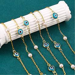 Handmade Brass Paperclip Chains&nbsp;CHC-SZ0001-40