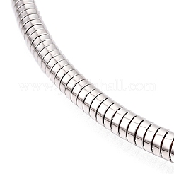 Iron Round Snake Chains Choker Necklaces&nbsp;NJEW-T016-01P