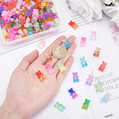 150Pcs 15 Colors Resin Cabochons&nbsp;CRES-AR0001-06