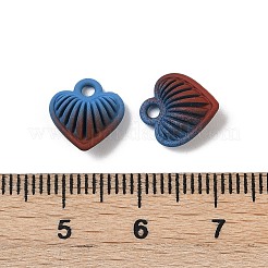 Spray Painted Alloy Pendants&nbsp;PALLOY-S038-15A