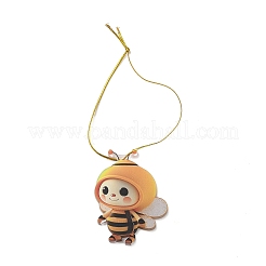 Cute Bees Acrylic Pendant Decoration&nbsp;LS-HJEW-G026-01E