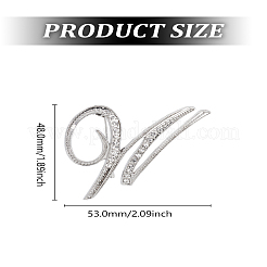 1Pc Alloy Brooches&nbsp;JEWB-LP0004-01W