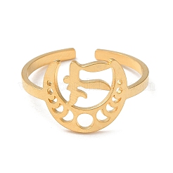 304 Stainless Steel Open Cuff Rings&nbsp;RJEW-P093-02G