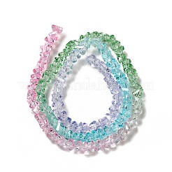 Transparent Glass Bead Strands&nbsp;GLAA-H023-02G