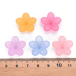 Frosted Acrylic Bead Caps&nbsp;X-MACR-S371-08A