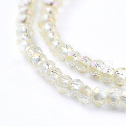 Electroplate Glass Beads Strands&nbsp;EGLA-F149-FR-06