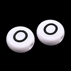 Opaque Acrylic European Beads&nbsp;AC-CBA3BDD-01O