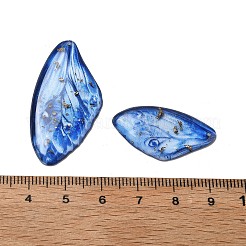 4Pcs Transparent Epoxy Resin Butterfly Wings Pendants&nbsp;RESI-C057-01C
