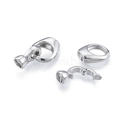 Brass Fold Over Clasps&nbsp;KK-A165-01P