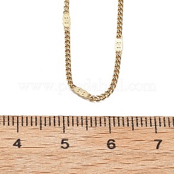 2MM 304 Stainless Steel Curb Chain Necklaces&nbsp;NJEW-T016-13G