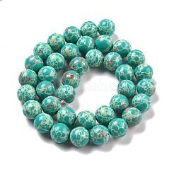 Synthetic Imperial Jasper Beads Strands&nbsp;G-E568-01C-02