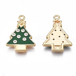 Brass Enamel Pendants&nbsp;KK-N232-219