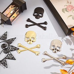 Zinc Alloy Car Stickers&nbsp;DIY-FH0001-005