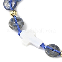 Natural Lapis Lazuli Beads Braided Bead Bracelets&nbsp;BJEW-JB12668
