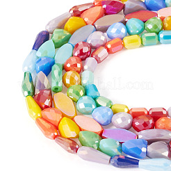 5 Strands 5 Styles Electroplate Glass Beads Strands&nbsp;EGLA-TA0003-08