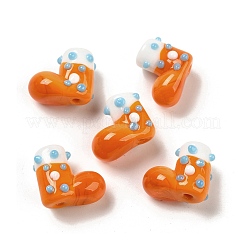 Handmade Lampwork Bumpy Beads Strands&nbsp;LAMP-U001-01A-1