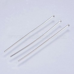 Tarnish Resistant 304 Stainless Steel Flat Head Pins&nbsp;STAS-F145-07P-0.6x35mm