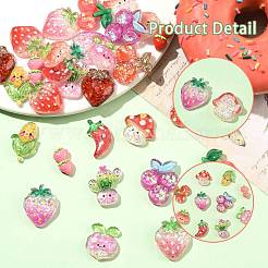 30Pcs 15 Styles Resin & Acrylic & Plastic Cabochons&nbsp;KY-SZ0001-61