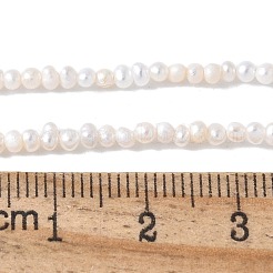 Natural Cultured Freshwater Pearl Beads Strands&nbsp;PEAR-I007-07B-02A