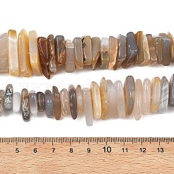 Natural Grey Agate Beads Strands&nbsp;G-A302-A02-01