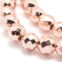 Electroplate Non-magnetic Synthetic Hematite Beads Strands&nbsp;G-L485-03E-LRG