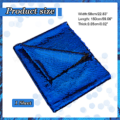 Polyester Sequin Fabric&nbsp;DIY-WH0028-74B