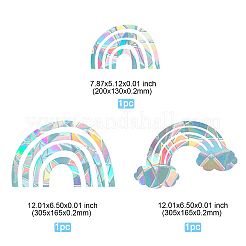 Rainbow PVC Laser Adhesive Stickers&nbsp;DIY-WH0273-49
