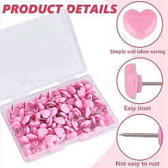 Heart Plastic Push Pin&nbsp;FIND-WH20003-88B