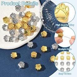30Pcs 2 Colors Tibetan Style European Beads&nbsp;MPDL-YW0001-08