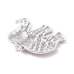 Tibetan Style Alloy Rhinestone Big Pendants&nbsp;ALRI-L048-30AS