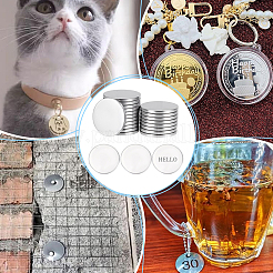 25Pcs 304 Stainless Steel Stamping Blank Tag Cabochons&nbsp;STAS-PH0006-87