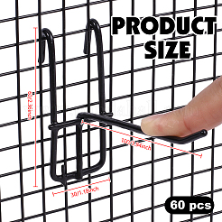 60Pcs Iron Hanger&nbsp;FIND-GO0004-19B