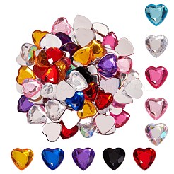 300Pcs 10 Colors Imitation Taiwan Acrylic Rhinestone Cabochons&nbsp;sgGACR-SZ0001-09