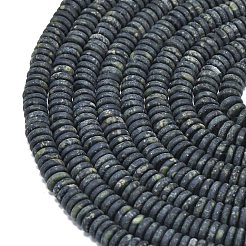 Frosted Natural Kambaba Jasper Beads Strands&nbsp;G-K389-C32-01
