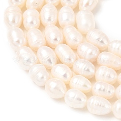 Natural Cultured Freshwater Pearl Beads Strands&nbsp;PEAR-F020-04A-2A