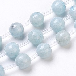 Natural Dyed Marble Beads Strands&nbsp;G-I203-A-10mm-1