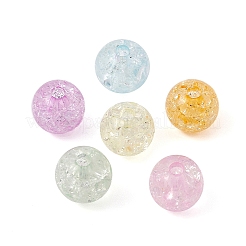 480Pcs 6 Colors Transparent Crackle Acrylic Beads&nbsp;MACR-YW0002-51