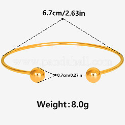 Classic 304 Stainless Steel Cuff Bangles&nbsp;QO4732-2